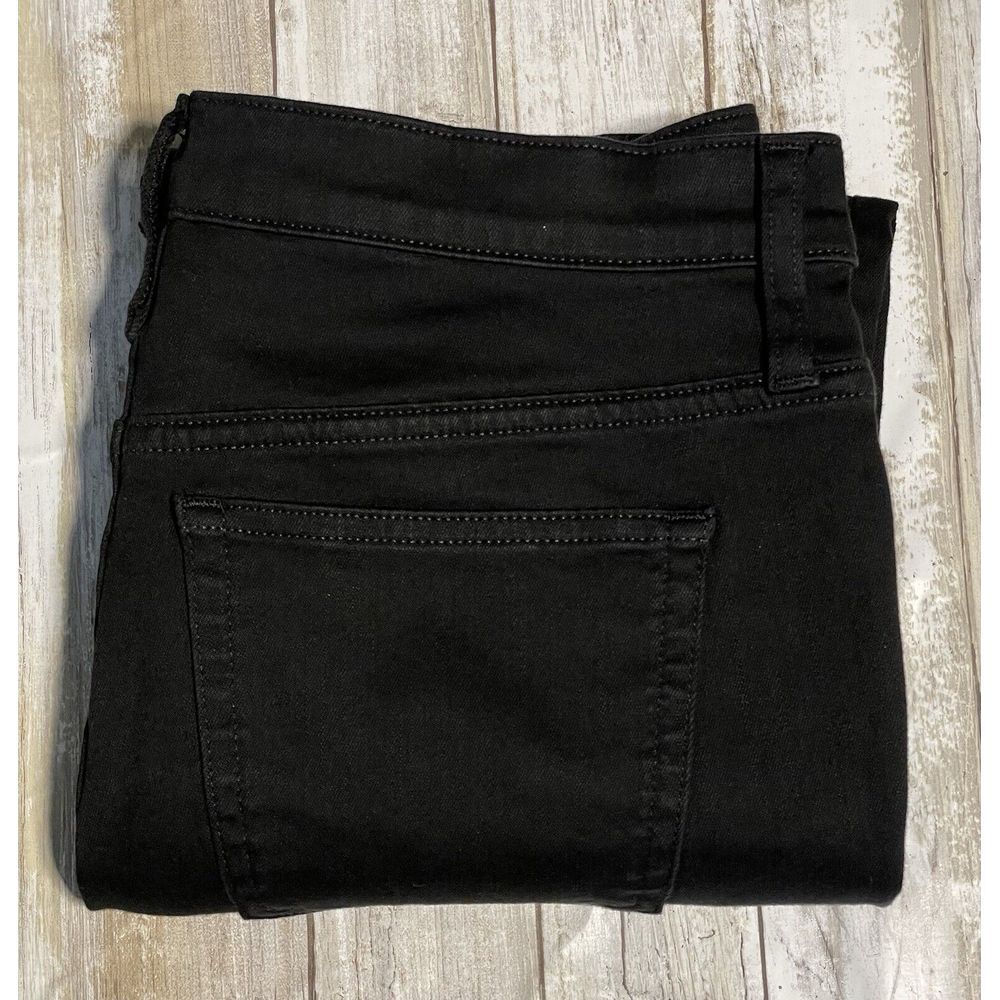 Re-imagined‎ By J. Crew 9" Demi Boot Crop Size 28 Mid Rise Denim Black Jeans